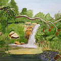 Waterfalls at Red Butte Garden